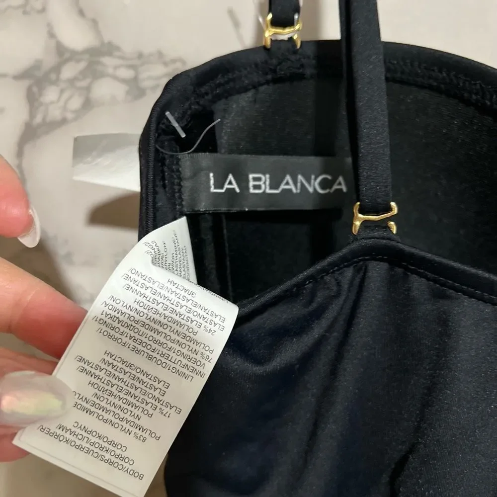 La Blanca ISLAND GODDESS Bandeau One-piece Swimsuit